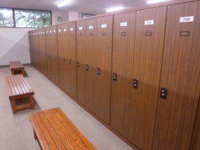 静岡県のゴルフ場のロッカーの錠前改造後