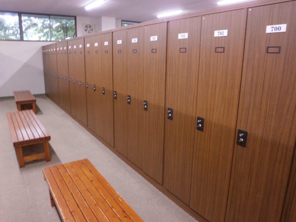 静岡県のゴルフ場のロッカーの錠前改造後