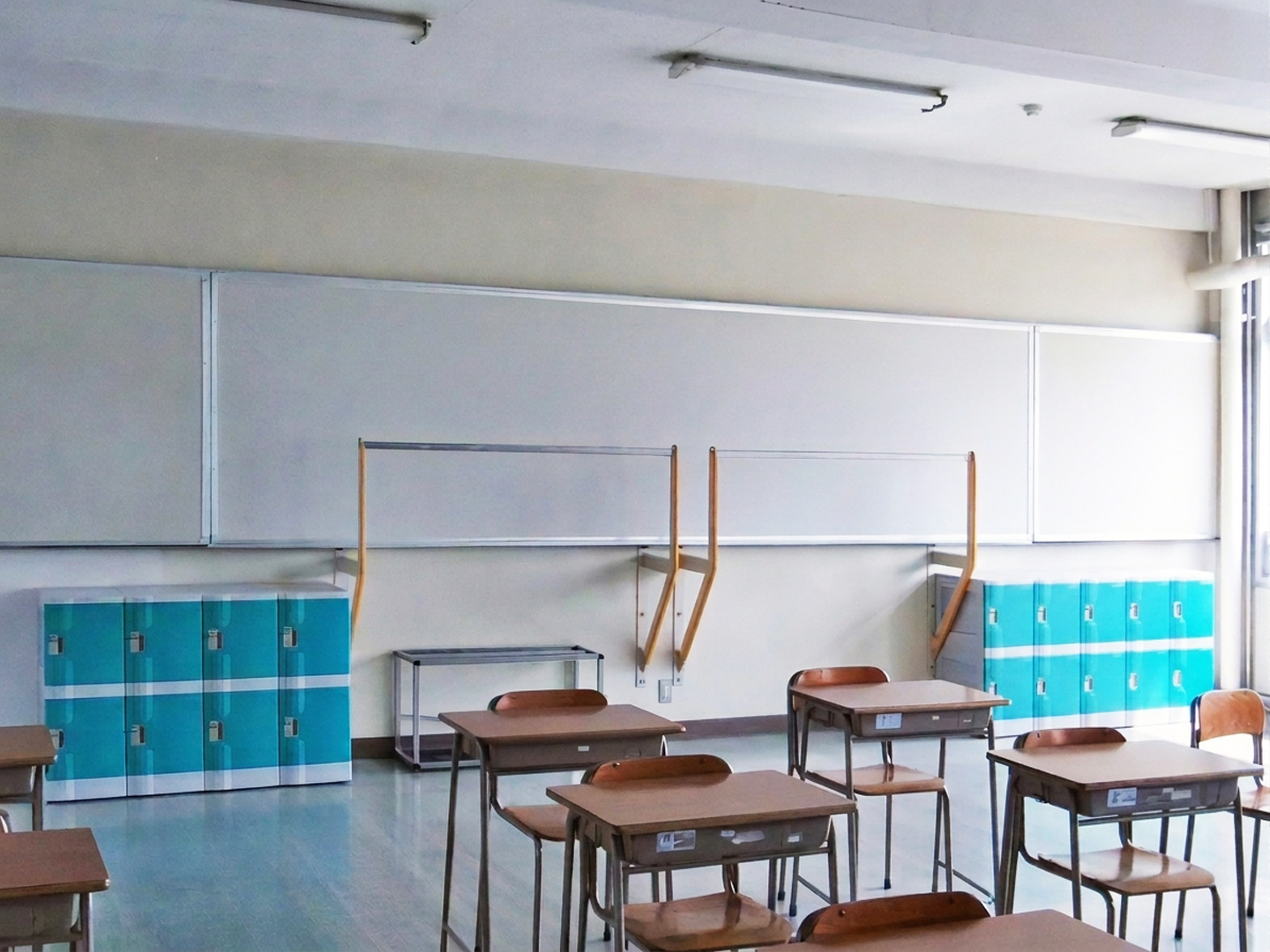 兵庫県の中学校3年に納入したフジプラロッカー