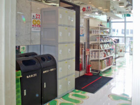 東京都のパチンコ店に納入したフジコインロッカー